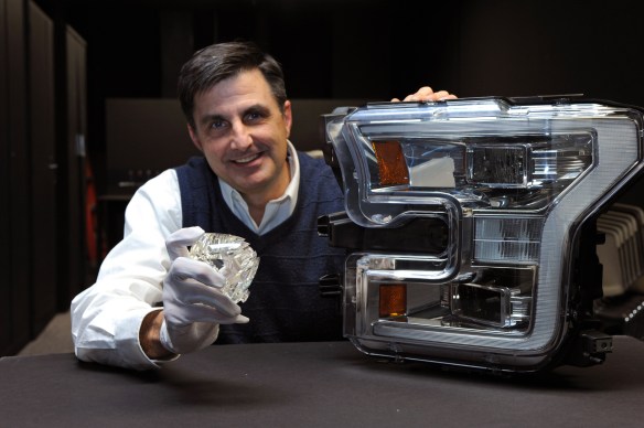 New LED Headlamps on the 2015 Ford F-150